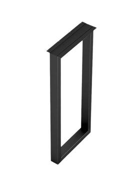 铁艺吧台腿餐桌腿支架金黑色办公电脑桌书桌脚奶茶店桌腿餐台桌脚