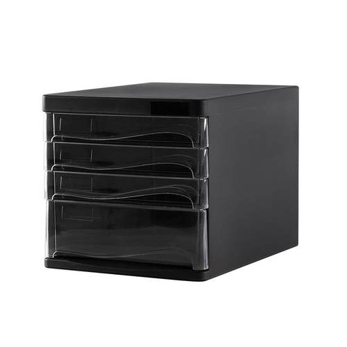 A4多层塑料文件柜四五层抽屉办公桌面文件资料收纳整理柜