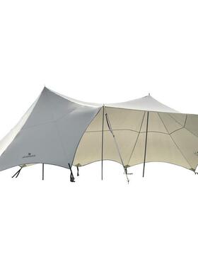 Hispeed户外天幕帐篷营地用露营防雨防晒超大型天幕遮阳棚