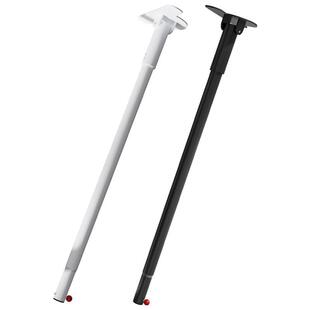 单侧安装阳台窗帘杆晾衣杆卧室单边打孔免打孔浴帘杆伸缩杆挂衣杆