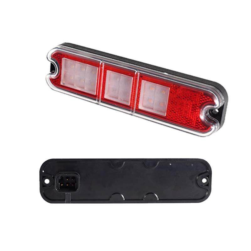 防水长方形卡车LED长条尾灯适用叉车配件安全警示灯叉车转向灯