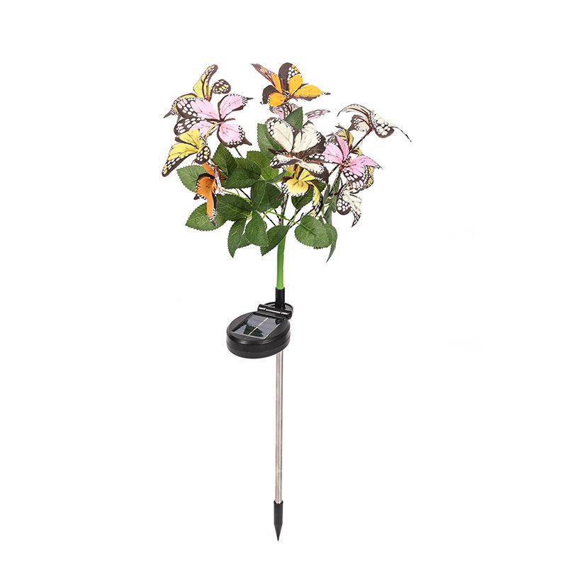 花蝴花太阳能地插灯leLGGd彩灯串小雏菊户外蝶庭院园草装饰坪灯