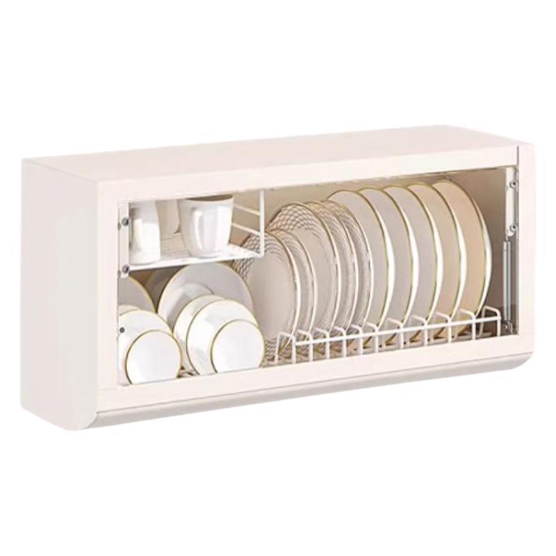 柜壁挂式厨碗房家用碗架墙置挂物架碗碟水架放碗筷收纳LK-LJ按盒
