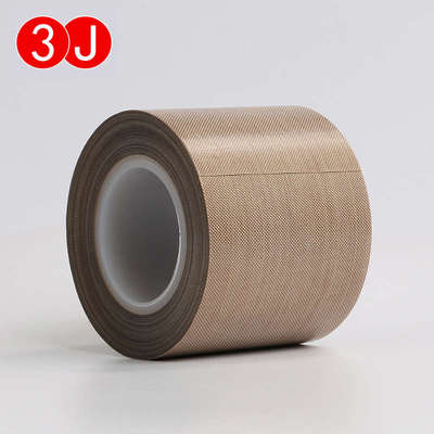 特氟龙胶带3J760-0.18*50mm耐热耐高温胶带 铁氟龙 封口机高温布