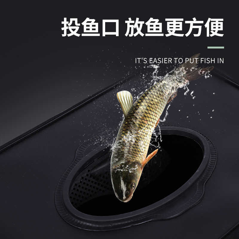 一体成型加厚钓鱼桶EVA矶钓桶活鱼水桶钓箱鱼护桶装鱼桶带投鱼口