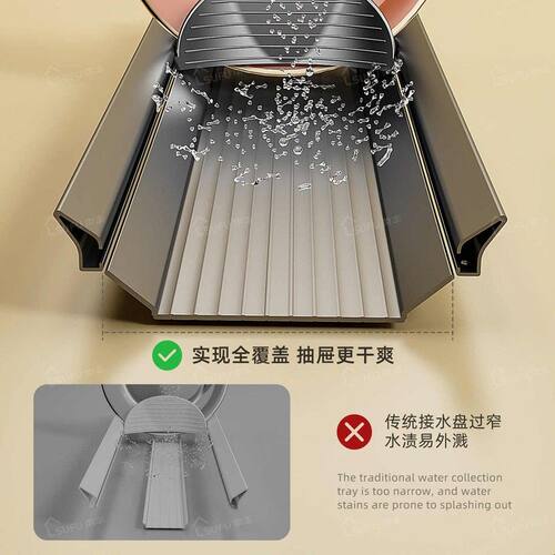 【太空铝】厨房碗碟收纳架橱柜拉篮抽屉置物架放碗盘子可调节沥水
