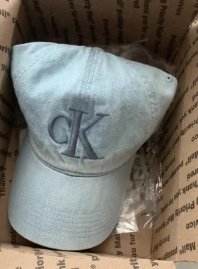 帽子女夏季牛仔水洗软顶jennie宅女同款鸭舌帽显脸小棒球帽