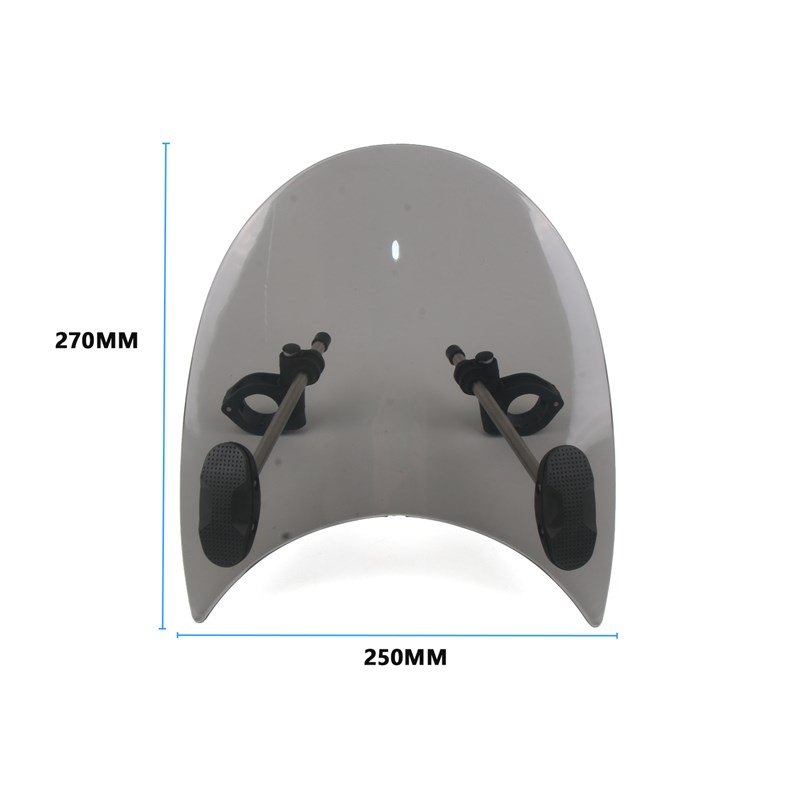 适用本田CL300 CL500 挡风玻璃改装摩托车前挡风板固定车把挡风板
