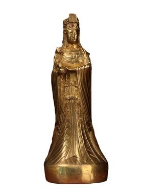 铜妈祖铜妈祖如意妈祖家居办公室铜妈祖摆件