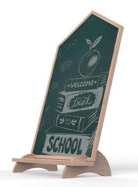 小儿童画板教尘宝宝早绘画无磁性黑板双面宝宝涂鸦986绘画支架式