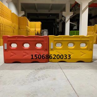 三孔水马.8米挡高围栏塑料护AAT栏市道路施工隔离墩围滚塑1厂政家