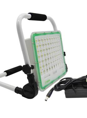 亚0明L充电ED充电投光灯00W20W应急手提灯1户外移动充探照灯送电