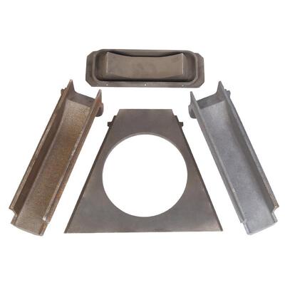 360抛丸配件厂家应供抛丸机配器头件抛护70382板多功能清砂机器配