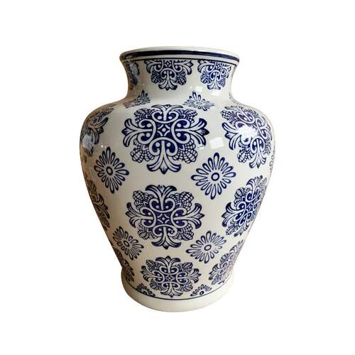 青花瓷陶瓷花瓶摆件中式古香古色客厅水培插花花器桌面博古架摆设