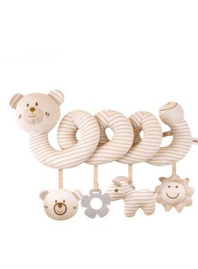 452可可贝乐绕新品婴幼彩棉床宝宝可啃咬带牙胶有机车挂早儿教玩