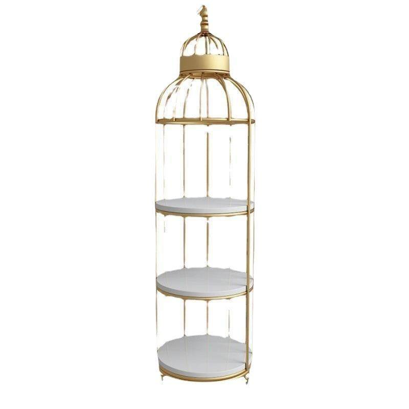 北欧置物架落地客厅圆鸟笼咨询客服书架室内纳架收铁形花架多层艺,收纳整理,书桌收纳置物架,淘宝优惠券,粉丝福利购,淘宝优惠卷