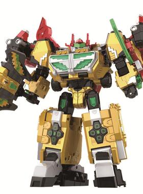 791甲迷你特工队超次元力量世王合体机变形机器人模型创男孩玩四