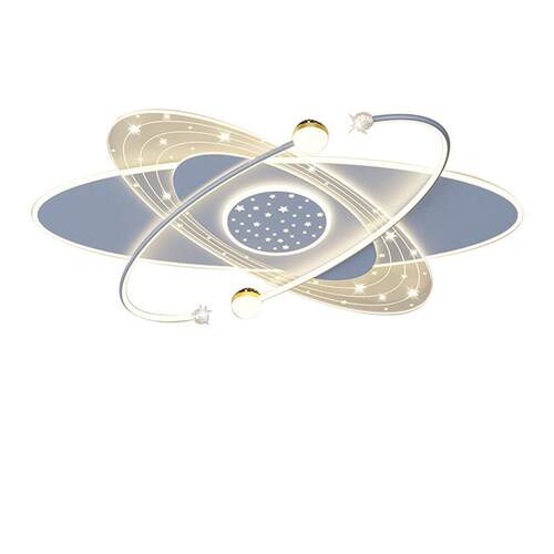 全光谱客厅卧室灯唯美星空LED几何吸顶灯创意设计高级感中山灯具