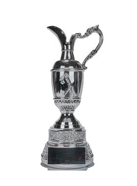 金色高尔夫奖杯创意奖杯摆件树脂工艺品企业团队活动私人比赛奖杯