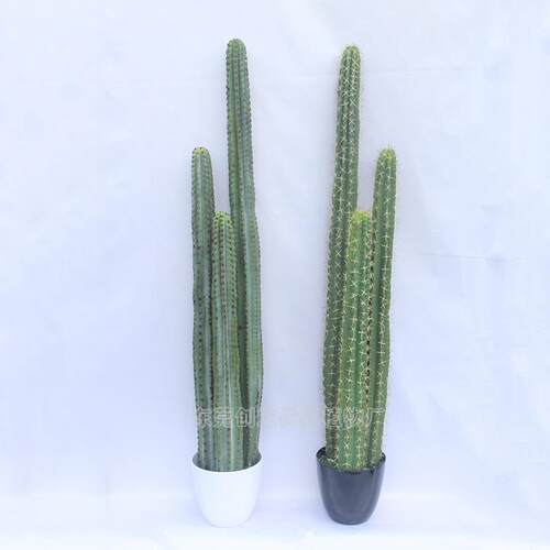 厂家供应仿真仙人掌室内装饰假绿植肉类仙人柱PU软植物家居摆件