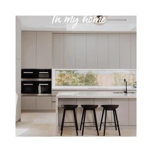 整北京厂家定制现代简约松纯实木橱体柜开放20624式厨房橡胶木木