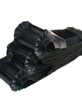 大倾输送带耐磨挡板爬橡胶运角输皮带波NHW纹挡坡板耐高温EP隔传