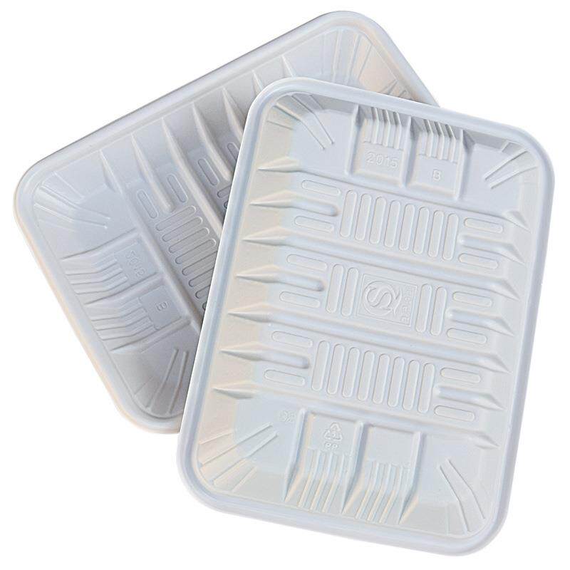生鲜托盘白色长方形超市一次性塑料包装盒蔬菜水果肉类食品打包盒