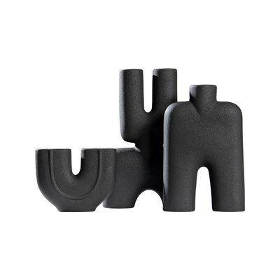 现代简约磨砂黑色陶瓷花瓶摆件民宿样板房间酒店博古架家居软装,橡塑材料及制品,工业陶瓷,淘宝优惠券,粉丝福利购,淘宝优惠卷