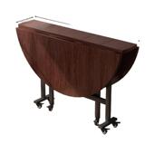 批折叠桌子餐桌圆桌家用10人伸缩饭桌小户型多功能可移动简易吃饭