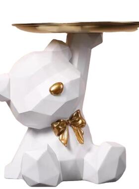 暴力熊大号摆件公仔桌面客厅电视柜大型落地小装饰品可爱礼品