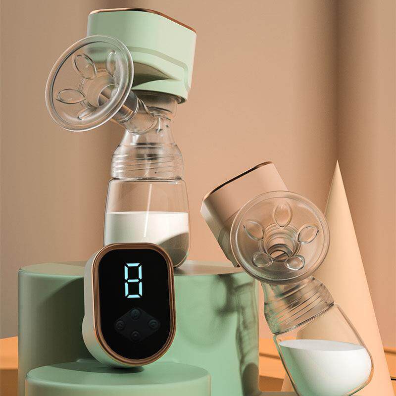 一体式无线便携电动吸奶器大吸力自动按摩breastpump