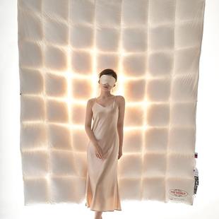 新款 羽绒被95%白鹅绒鹅绒被100鹅绒98吊吊绒5A级匈牙利大朵绒正品