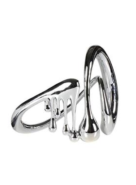 电镀银色金色流体音符树脂摆件家居客厅电视柜玄关装饰品