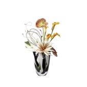 现代轻奢扭曲异型加厚玻璃花瓶插花酒店客厅餐桌创意花器花艺摆件