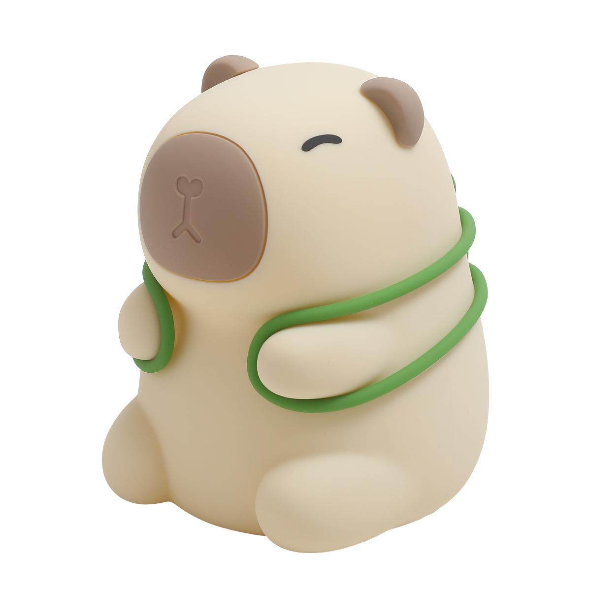 卡皮巴拉智能语音豚鼠夜灯生日礼物女友闺蜜姐妹小众硅胶拍拍夜灯,家装灯饰光源,小夜灯,淘宝优惠券,粉丝福利购,淘宝优惠卷