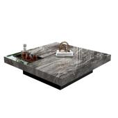 意式 悬浮茶几 轻奢岩板茶几轻奢现代简约客厅家用高级感2025新款