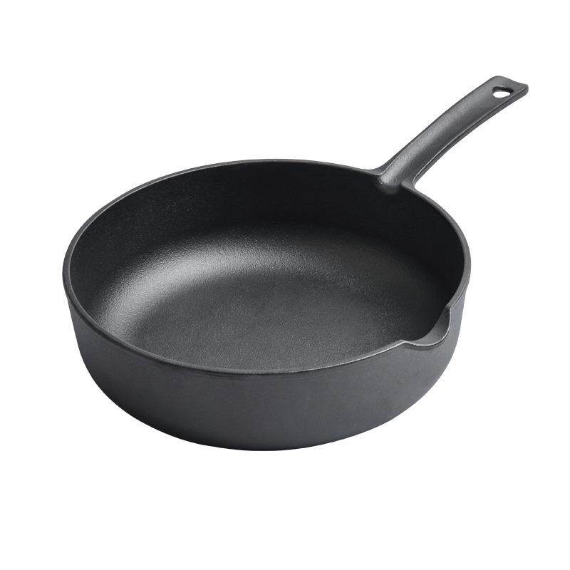 小幸福铸铁小汤锅单身纯铁小炒锅生铁家用无涂层奶锅单身多用锅