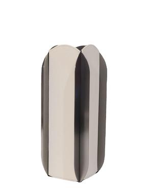 新中式创意艺术金属皮革花器摆件样板房酒店家居客厅创意软装饰品