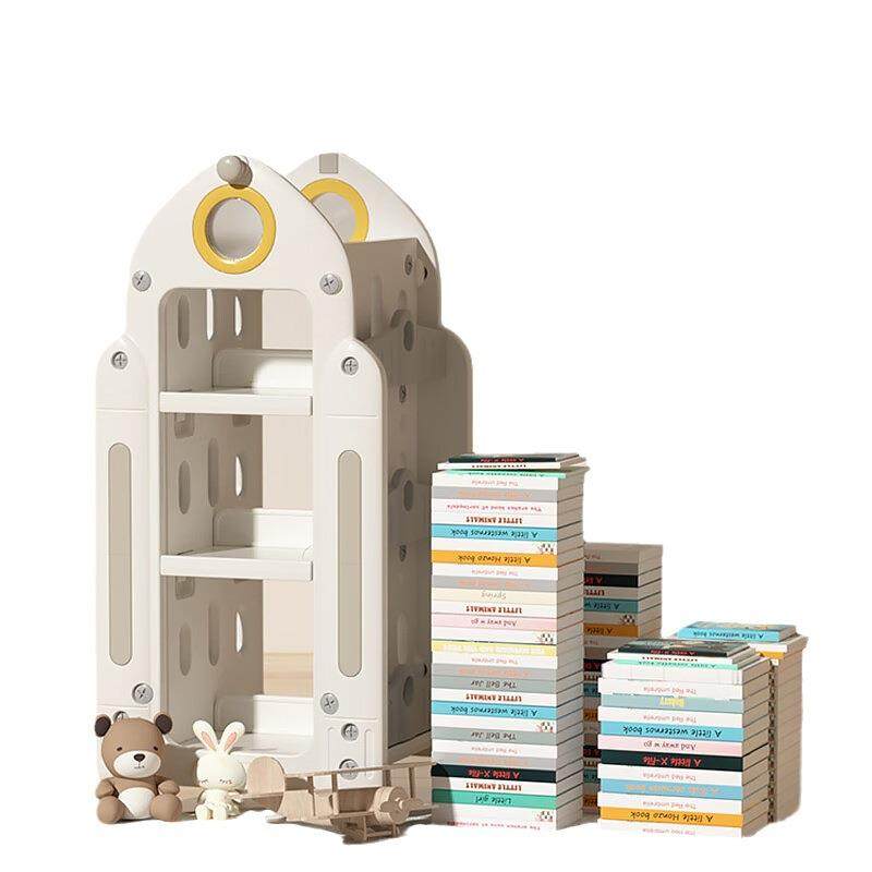 儿童书架新款旋转收纳架玩具盒宝宝绘本架一体落地书柜置物架,住宅家具,儿童书柜,淘宝优惠券,粉丝福利购,淘宝优惠卷
