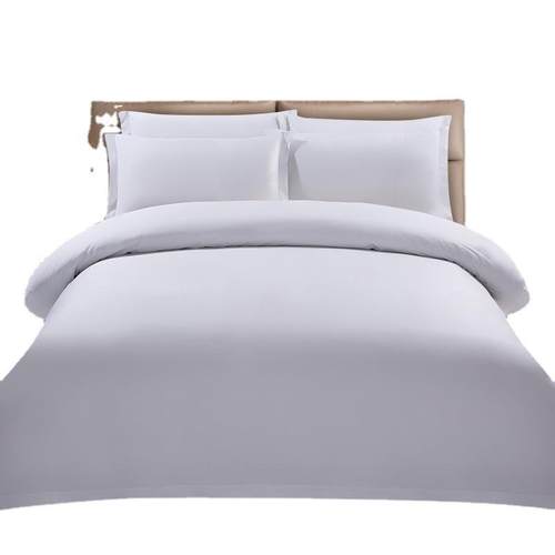 五星级酒店布草酒店民宿四件套80支全棉贡缎宾馆客房床上用品套件