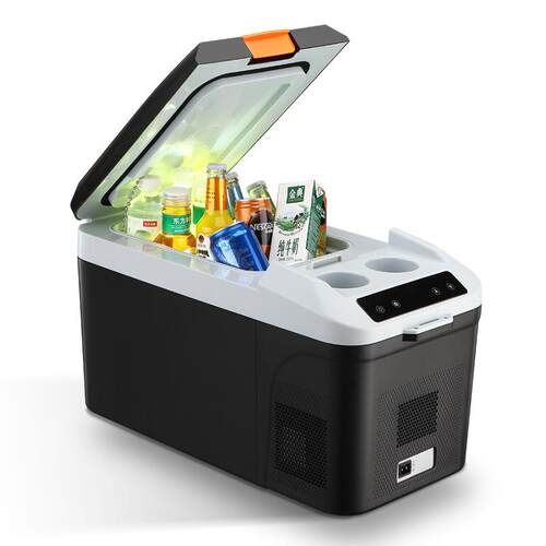 厂家直供24V货车户外摆摊露营小型迷你小冰箱车家两用车载冰箱