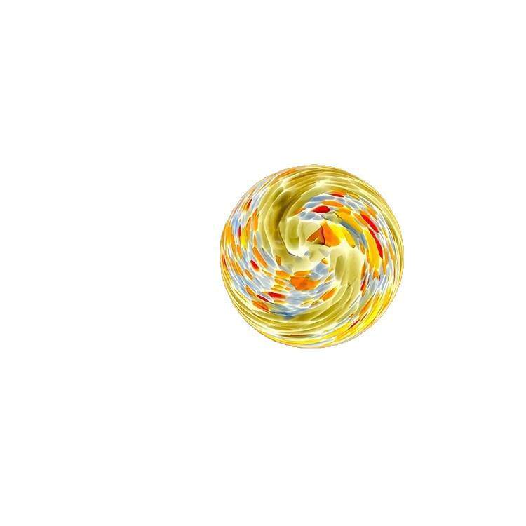 多巴胺彩色玻璃壁灯圆球过道灯月球中古玄关卧室床头包豪斯壁灯