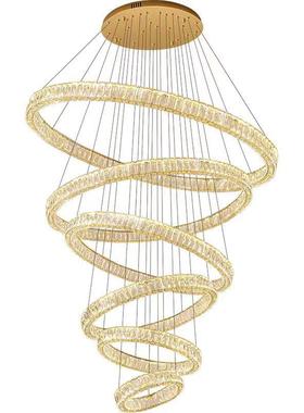 复式楼大吊灯别墅中空客厅主灯挑高loft公寓吊灯楼梯间挑空大吊灯