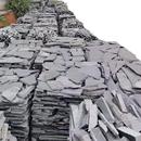 厂家青石板碎拼乱型石不规则碎拼板岩防滑地铺石公园铺路片石