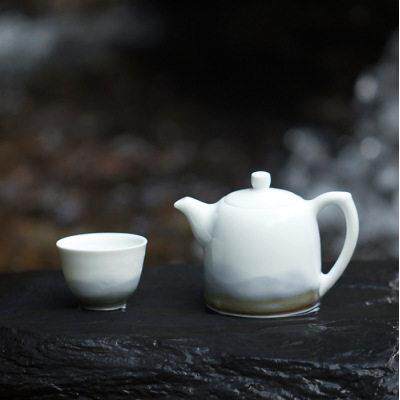 禅意茶器远山茶具套装家用景德镇陶瓷功夫茶创意简约茶器