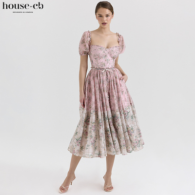 HouseofCB波西米亚风雪纺裙