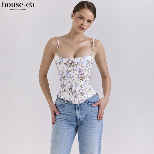 HouseofCB性感花卉印花胸衣