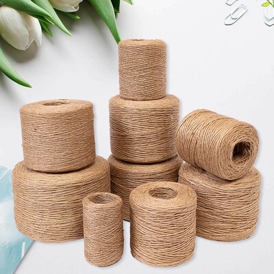 Burlap Rope Natural Hessian Jute Twine Burlap String Hemp Ro