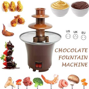 Fountain Fondue Chocolate Melting Tiers Electric Home