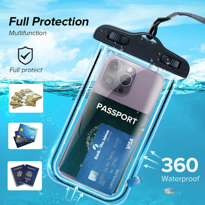 niversal Waterproof Phone Case Swimming Bag Mobile Phone Pou
